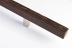 Edelstahl-Türgriff SG-136 Detailansicht Holzeinsatz