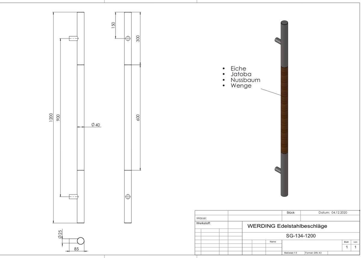 SG-134-1600 – Technische Zeichnung